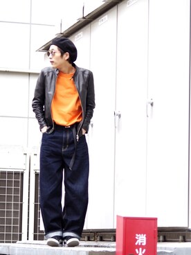 アライ@youtubeさん（メンズ・176cm）の春コーディネート