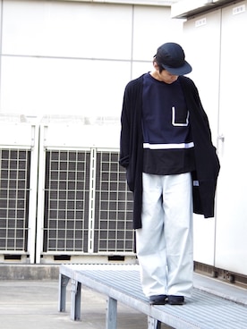 アライ@youtubeさん（メンズ・176cm）の春コーディネート