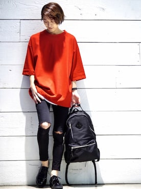 アライ@youtubeさん(メンズ・176cm)の春コーディネート