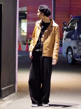 アライ@youtubeさん（メンズ・176cm）の秋コーディネート