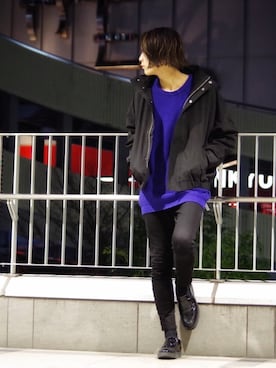 アライ@youtubeさん（メンズ・176cm）の冬コーディネート