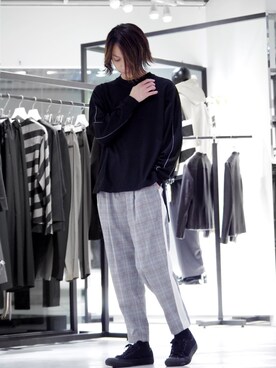 アライ@youtubeさん（メンズ・176cm）の冬コーディネート