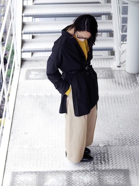 アライ@youtubeさん（メンズ・176cm）の冬コーディネート