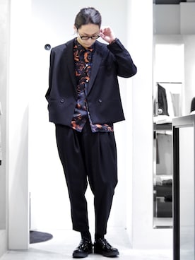 アライ@youtubeさん（メンズ・176cm）の春コーディネート