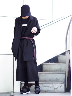 Lui's（ルイス）の「7分袖リラックスシャツコート/ビッグ