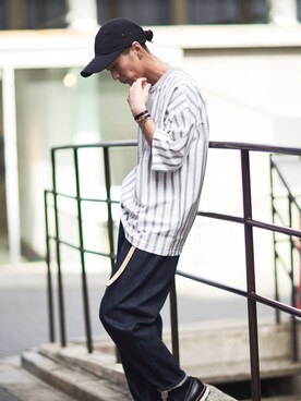 アライ@youtubeさん(メンズ・176cm)の春コーディネート