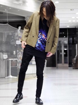 アライ@youtubeさん（メンズ・176cm）の秋コーディネート