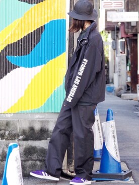 「lot holon」｜アライ@youtubeさん（メンズ・176cm）の秋コーディネート