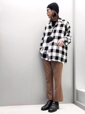 「Lui's（ルイス）のアイテム（財布/小物）」を使った、アライ@youtubeさん（メンズ・176cm）の秋コーディネート