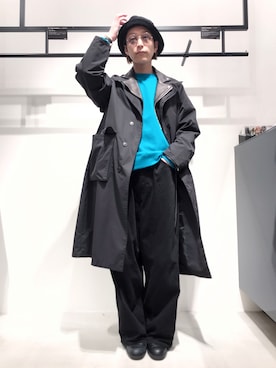 「Lui's（ルイス）のアイテム（ライダースジャケット）」を使った、アライ@youtubeさん（メンズ・176cm）の冬コーディネート