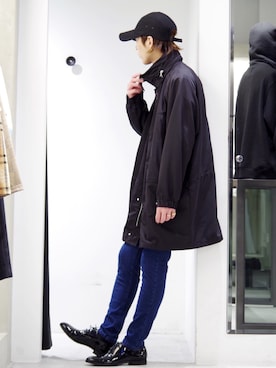 アライ@youtubeさん（メンズ・176cm）の冬コーディネート