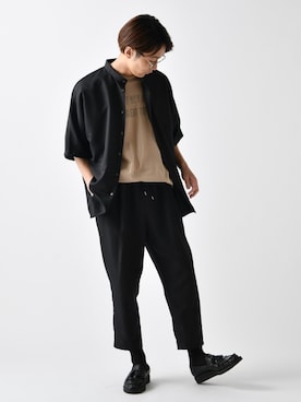 アライ@youtubeさん（メンズ・176cm）の春コーディネート