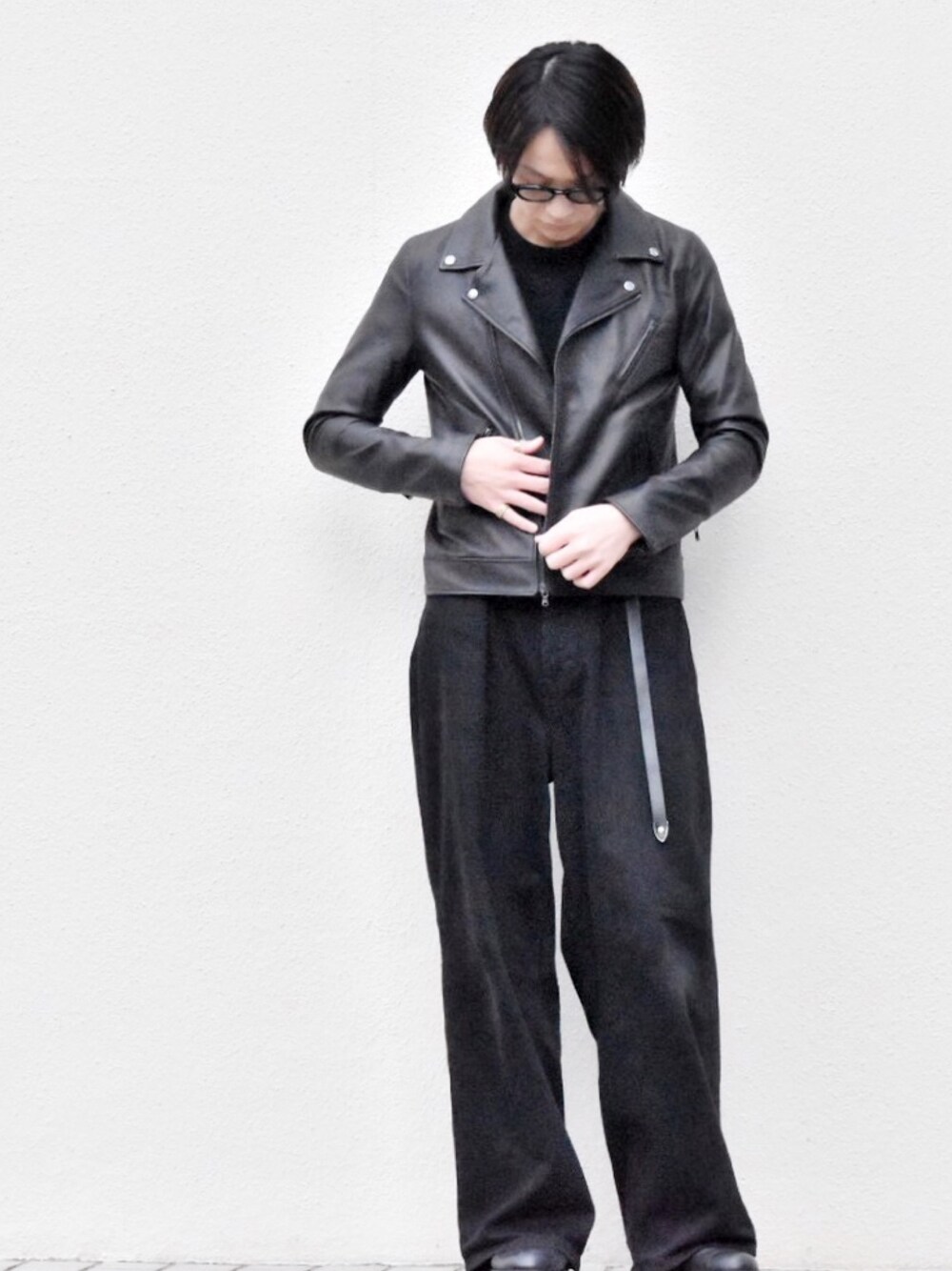 lui's ダブルライダースジャケット 極美品◇ルイスレザー レザージャケット ダブル ライダース