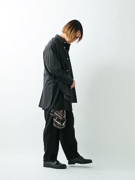 「Lui's（ルイス）のアイテム（財布/小物）」を使った、アライ@youtubeさん（メンズ・176cm）の春コーディネート