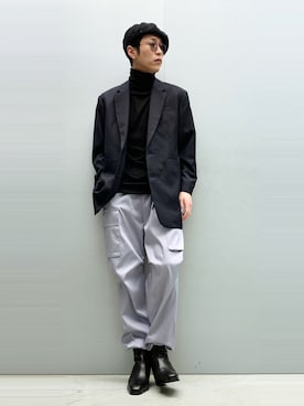 アライ@youtubeさん(メンズ・176cm)の冬コーディネート