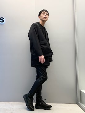 アライ@youtubeさん（メンズ・176cm）の冬コーディネート