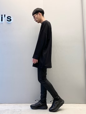 アライ@youtubeさん（メンズ・176cm）の冬コーディネート