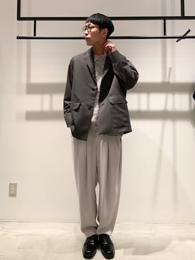 アライ@youtubeさん（メンズ・176cm）の冬コーディネート