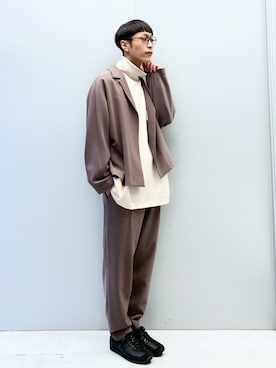 アライ@youtubeさん（メンズ・176cm）の冬コーディネート