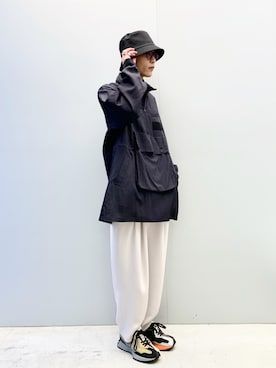 「Lui's（ルイス）のアイテム（ブルゾン）」を使った、アライ@youtubeさん（メンズ・176cm）の冬コーディネート