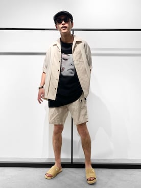 アライ@youtubeさん（メンズ・176cm）の春コーディネート