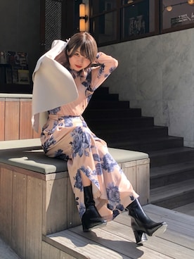 「Lui's（ルイス）のアイテム（ジャケット/アウター）」を使った、yurikonakataniさん（レディース・157cm）の秋コーディネート