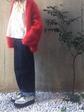 「アイテム（その他シューズ）」を使った、s/a/w/aさん（レディース・159cm・20代）の冬コーディネート