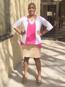 「vionic（バイオニック）のアイテム」を使った、Lisa Yorkさん（レディース・175cm）の冬コーディネート