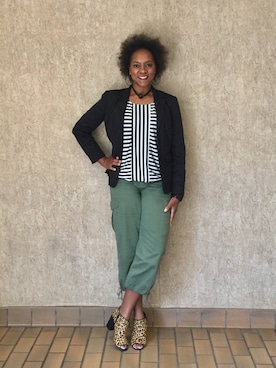 「Talbots（タルボット）のアイテム」を使った、Lisa Yorkさん（レディース・175cm）の春コーディネート