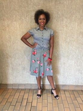 「pattern」｜Lisa Yorkさん（レディース・175cm）の秋コーディネート