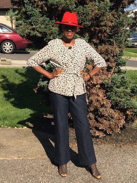 「chic」｜Lisa Yorkさん（レディース・175cm）の春コーディネート