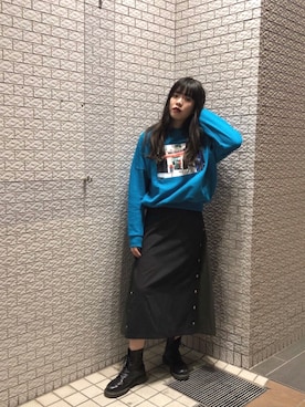 「ミディスカート」｜reina_nishizumiさん（レディース・164cm）の秋コーディネート