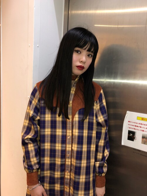 ウエスタンチェックワンピース（ワンピース）｜jouetie