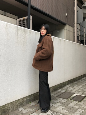 reina_nishizumiさん（レディース・164cm）の冬コーディネート