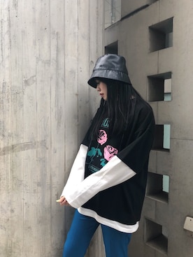 「バケハ」｜reina_nishizumiさん（レディース・164cm）の春コーディネート