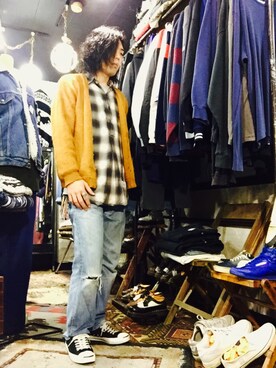 Akira Saitoさん（メンズ・178cm）の冬コーディネート