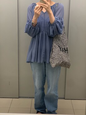 「Ameri（アメリ）のアイテム」を使った、はさん（レディース・168cm）の夏コーディネート