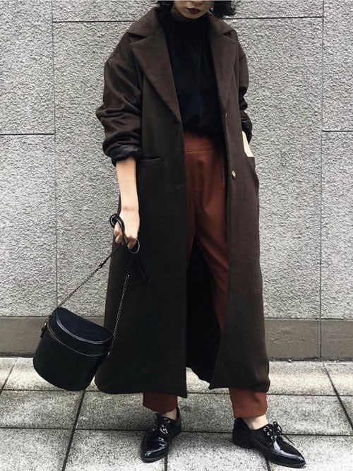 G Aime G Aime G Aimeのチェスターコートを使ったコーディネート Wear