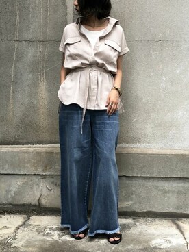 yui(&g'aime)さん（レディース・157cm）の夏コーディネート