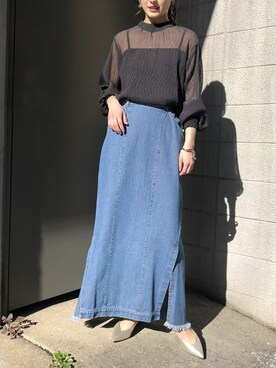 yui(&g'aime)さん（レディース・160cm）の冬コーディネート