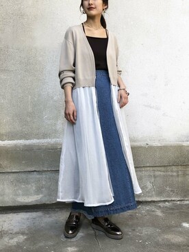 yui(&g'aime)さん（レディース・160cm）の春コーディネート