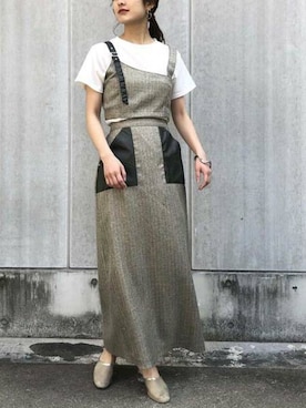 「&g'aime（アンジェム）のアイテム（スカート）」を使った、yui(&g'aime)さん（レディース・160cm）の春コーディネート