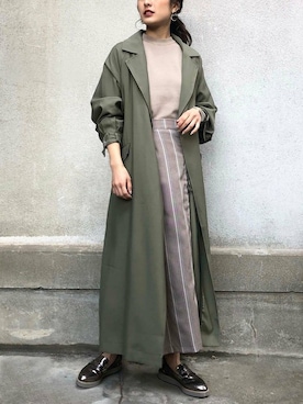 「&g'aime（アンジェム）のアイテム（ジャケット/アウター）」を使った、yui(&g'aime)さん（レディース・160cm）の春コーディネート