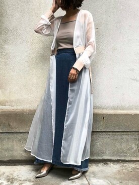 yui(&g'aime)さん（レディース・157cm）の春コーディネート