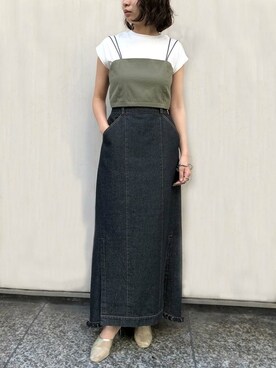 yui(&g'aime)さん（レディース・157cm）の春コーディネート