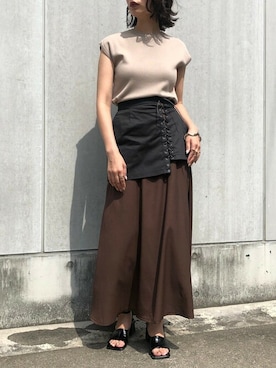 yui(&g'aime)さん（レディース・157cm）の夏コーディネート