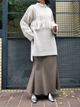 yui(&g'aime)さん（レディース・157cm）の冬コーディネート