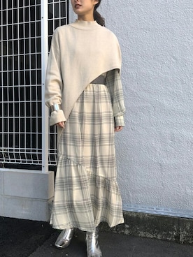 yui(&g'aime)さん（レディース・160cm）の冬コーディネート