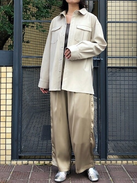 「&g'aime（アンジェム）のアイテム（ジャケット/アウター）」を使った、yui(&g'aime)さん（レディース・157cm）の冬コーディネート