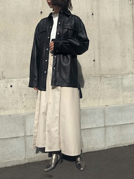 yui(&g'aime)さん（レディース・157cm）の冬コーディネート